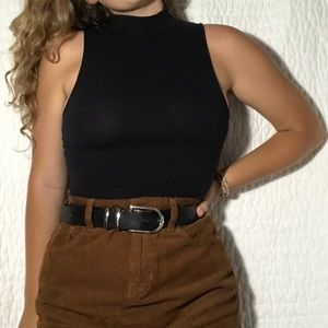 SALE💛Black High Necked Body Suit